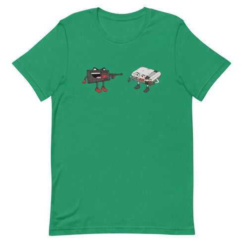 Retro Console Wars - Master System vs NES Premium T-Shirt